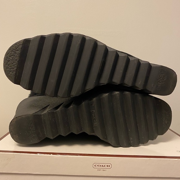 COACH Suede & Shearling Boot - Mandy - Picture 6 of 10